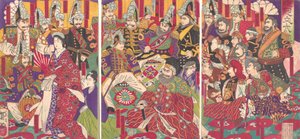 Oficerowie cywilni i wojskowi, grudzień 1877. autorstwa Toshimasa