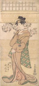 Gejsza Asaka, 1794-95. autorstwa Toshusai Sharaku