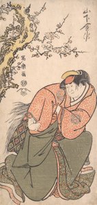 Aktor Yamashita III II jako żona Sadato Iwate, 1794-95., 1794-9 autorstwa Toshusai Sharaku