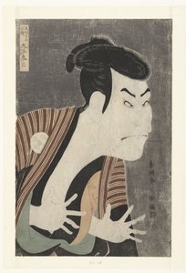 Popiersie Otani Oniji. autorstwa Toshusai Sharaku