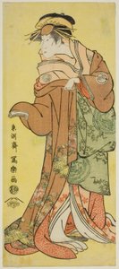 Segawa Kiku no Onna autorstwa Toshusai Sharaku