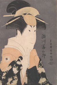 Segawa, Tomi Saburo, członek Jemioły, Hana Ayame, Bunroku, Soga, 1794. , 1794. autorstwa Toshusai Sharaku