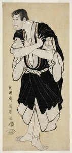 Tea Ac i r Sakata Hangoro Good As Parenting Feeling Onbo autorstwa Toshusai Sharaku