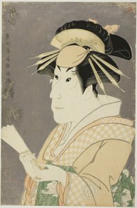 Te Ac i r Sanogawa Ichimatsu Dzień dobry autorstwa Toshusai Sharaku