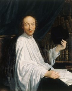 Portret poety Jean-Baptiste de Santeuil 1630-1697, 1665-1670. autorstwa Toussain Dumée