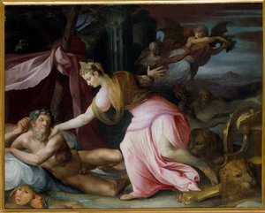 Cybelle Awakening Morphee Malarstwo All Saints Dubreuil (1561-1602)