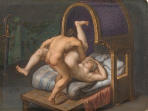 Syrinx nimfa ścigana przez Pan