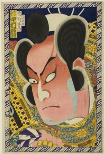 Naomi Kumagai autorstwa Toyohara Kunichika