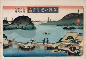 Zmierzch, Atami”, z cyklu „Osiem widoków znanych miejsc”