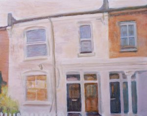 Miejsce do życia 55, 2013 (olej na sklejce) autorstwa Trevor Burgess
