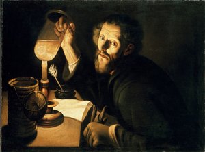 Lekarz z próbką moczu, c1630-1633