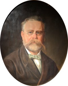 Portret Fritza Reutera, Muzeum Regionalne w Neubrandenburgu autorstwa Trzęsacz