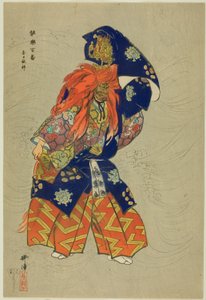 Kasuga Ryujin, z serii "One Hundred No Dramas (Nogaku hyakuban)". autorstwa Tsukioka Kogyo