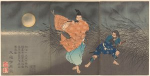 flecista autorstwa Tsukioka Yoshitoshi