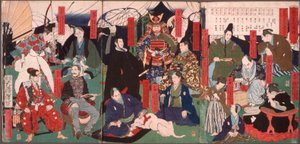 Portrety pokoleń klanu Tokugawa autorstwa Tsukioka Yoshitoshi