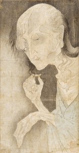 Duch Oiwy, druga połowa XIX wieku.. autorstwa Tsukioka Yoshitoshi