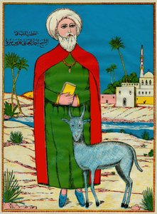 Szejk Sidi Ahmed al-Tijani, założyciel sunnickiej fabryki pokojowej Al-Tirania (Tijaniyya), w XVIII wieku. Popularne zdjęcia, Tunezja