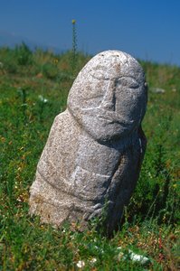 Kamień grobowy zachodniego chanatu tureckiego, VI-X w.