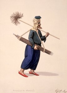 Zamiatacz, okres osmański, 3. ćw. XVIII w. (wc na papierze) autorstwa Turkish School