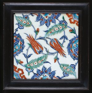 Płytka ceramiczna Iznik, ok.1580 autorstwa Turkish School