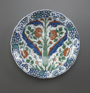 Naczynie, Iznik, dynastia osmańska, 1570-75 (ceramika)