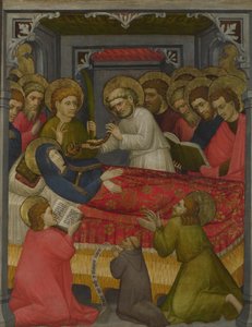 Śmierć Dziewicy, c.1425 autorstwa Tyrolese