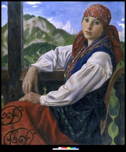 Portret młodego chłopa