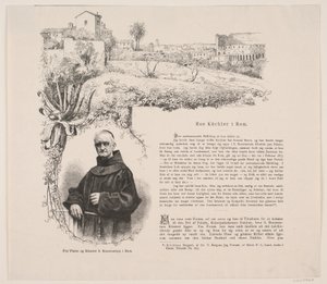 Od Pietro i klasztoru S. Bonaventerra w Rzymie. A. Küchler autorstwa Ubekendt