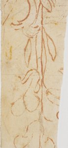 Planteornament (fragment) autorstwa Ubekendt KKSgb7383