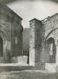 Opactwo San Pietro al Monte, Civate, Lombardia, Włochy, zdjęcie autorstwa Ugo Monneret de Villard, około 1910 r.