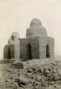 Grobowiec kopułowy, Agargia, Sudan, zdjęcie Ugo Monneret de Villard autorstwa Ugo Monneret de Villard