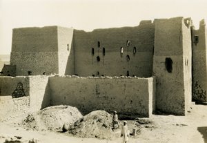 Klasztor św. Symeona, Asuan, Egipt, zdjęcie autorstwa Ugo Monneret de Villard autorstwa Ugo Monneret de Villard