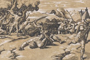 Dawid i Goliat, ca. 1520-27.