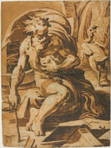Diogenes autorstwa Ugo da Carpi