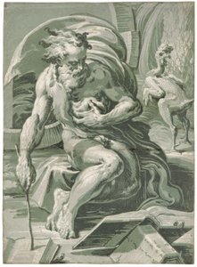 Diogenes, po 1527 r. autorstwa Ugo da Carpi