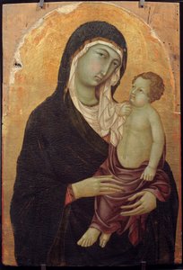 Dziewica z Dzieciątkiem Obraz na drewnie autorstwa Ugolino di Nerio