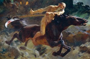 Jeździec Apokalipsy, autor: Ulpian Checa Sanz (1860-1916)
