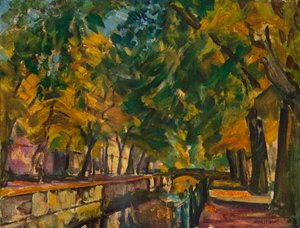 Kanał w Poczdamie, ok. 1926 r. autorstwa Ulrich Hubner