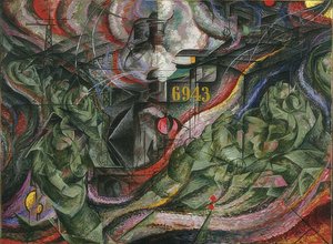 Stany umysłu I: Pożegnania. 1911 autorstwa Umberto Boccioni