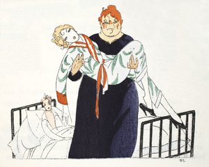 Wszystkie dobre rzeczy muszą się skończyć .. (odbitka pochoir) autorstwa Umberto Brunelleschi