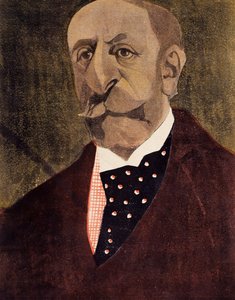 Portret Charlesa Camille Saint-Saensa, francuskiego kompozytora, pianisty i organisty autorstwa Umberto Brunelleschi