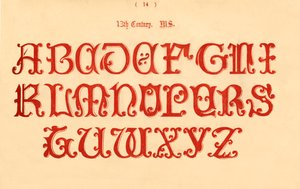 13 wiek. MS., 1862 autorstwa Unbekannt