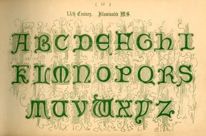 14 wiek. oświetlony MS., 1862 autorstwa Unbekannt