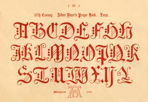 16 wiek. Modlitewnik Alberta Durersa. Duży, 1862 autorstwa Unbekannt