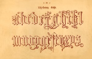 16 wiek. Gotyk., 1862 autorstwa Unbekannt