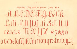 16 wiek. Duże, małe i cyfry. Francuski. MS., 1862 autorstwa Unbekannt
