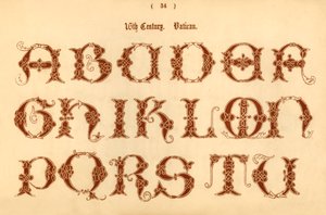 16 wiek. Watykan, 1862 r. autorstwa Unbekannt