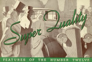 1934 Broszura sprzedażowa Humber Twelve. autorstwa Unbekannt
