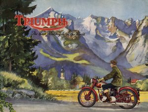Broszura z 1948 r. Triumph 5T speed twin. autorstwa Unbekannt