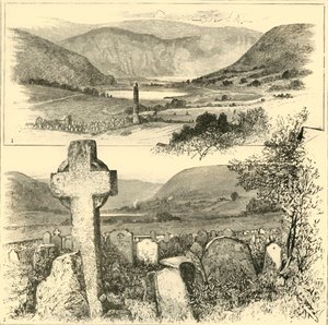 1. Dolina Glendalough. 2. W Glendalough., 1898. autorstwa Unbekannt
